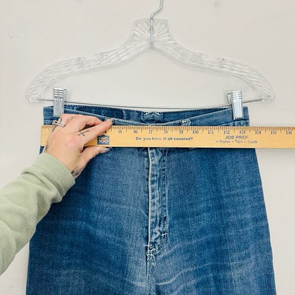 S.J.S. HER Blue Straight Leg Jeans Vintage Women’s Size 27 - Picture 2 of 9